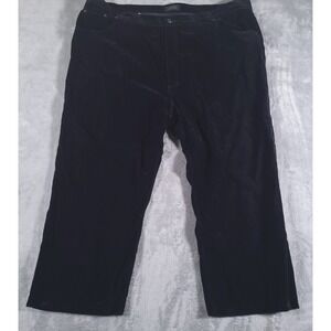 Vintage‎ Versace Classic V2 Corduroy Trousers Size 52 Black Cords Baggy Wide Leg